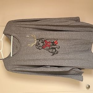 Catherines 3x 26/28 w long sleeve Christmas shirt